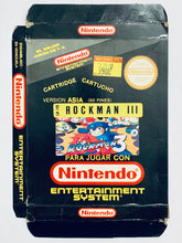 Load image into Gallery viewer, RockMan III - Famiclone - FC / NES - Vintage - Box Only (LH-149)
