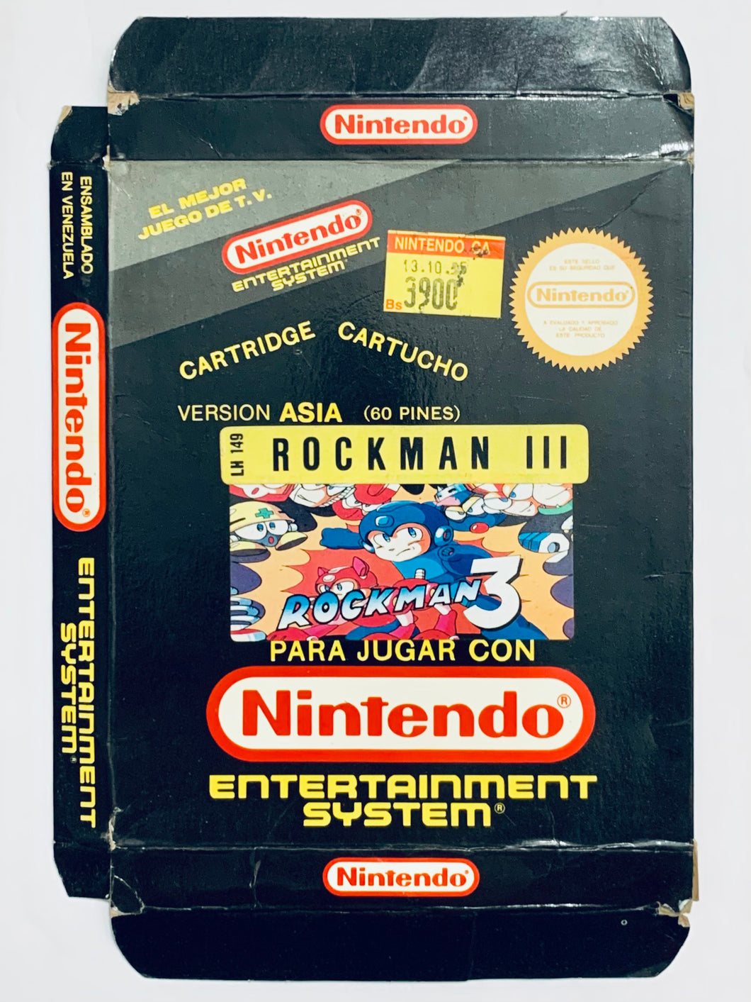 RockMan III - Famiclone - FC / NES - Vintage - Box Only (LH-149)