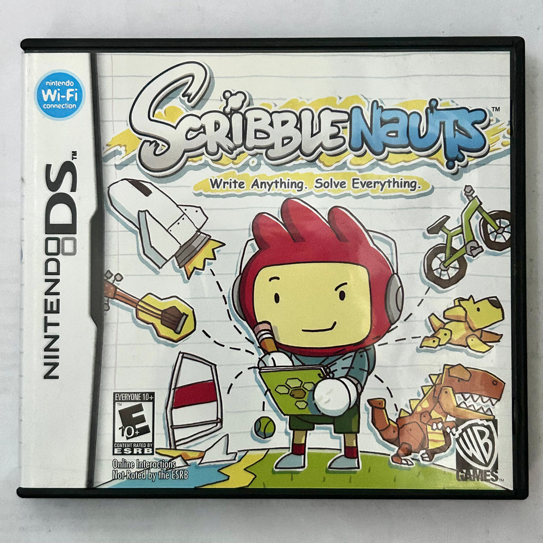 Scribblenauts - Nintendo DS / DSLite DSi XL - NTSC - Box & Manual (NTR-BSLE-USA)
