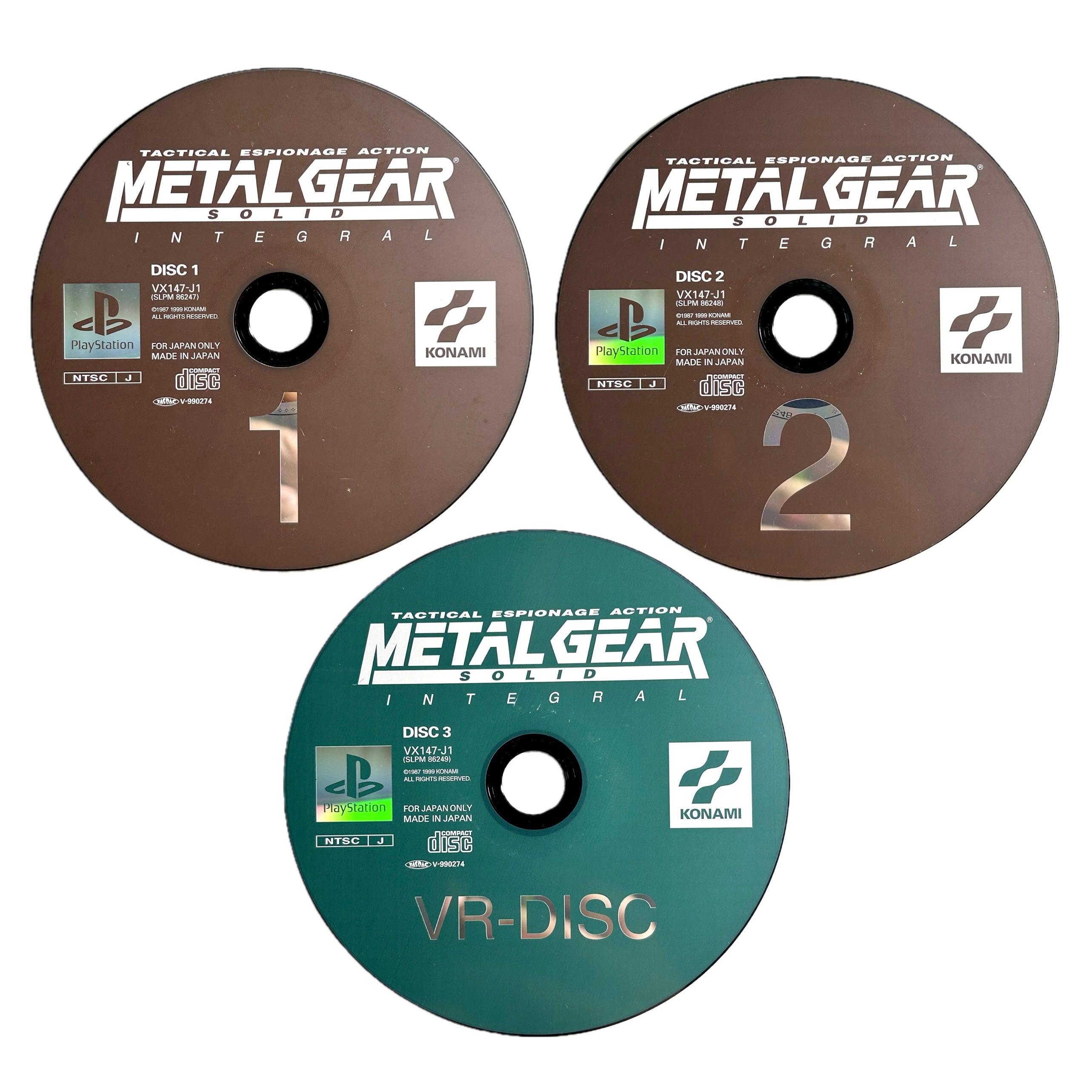 Metal Gear Solid: Integral - PlayStation - PS1 / PSOne / PS2 / PS3 - NTSC-JP