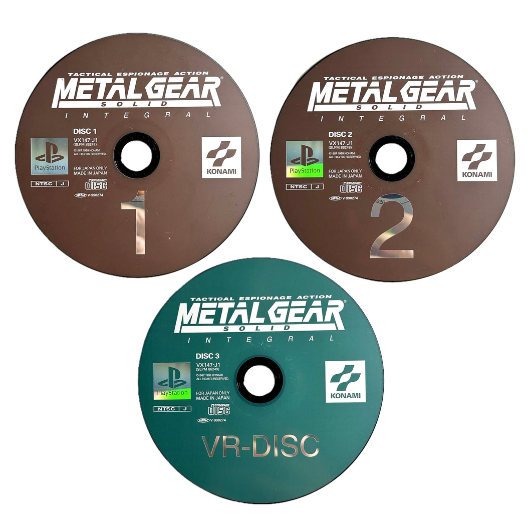 Metal Gear Solid: Integral - PlayStation - PS1 / PSOne / PS2 / PS3 - NTSC-JP - Disc (SLPM-86247)