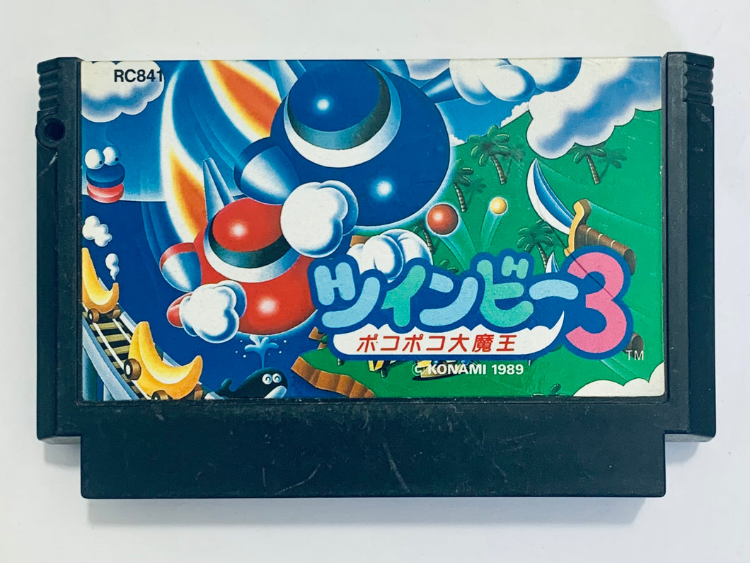 TwinBee 3 - Famicom - Family Computer FC - Nintendo - Japan Ver. - NTSC-JP - Cart (RC841)