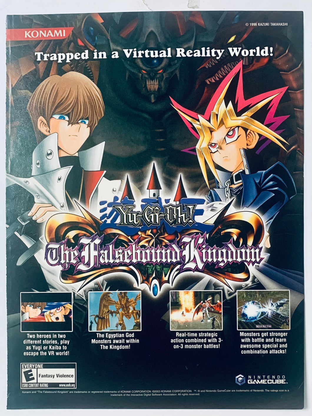 Yu-Gi-Oh! The Falsebound Kingdom - NGC - Original Vintage Advertisement - Print Ads - Laminated A4 Poster