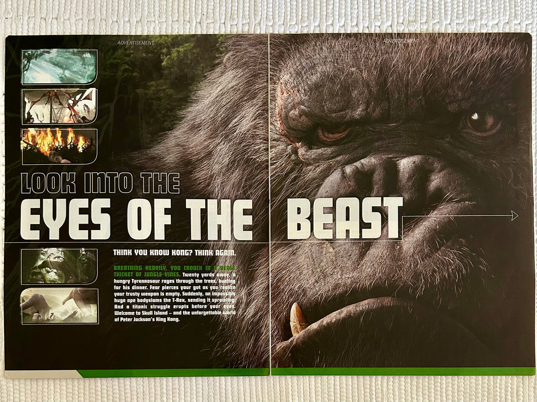 Peter Jackson's King Kong - PS2 - Original Vintage Advertisement - Print Ads - Laminated A3 Poster
