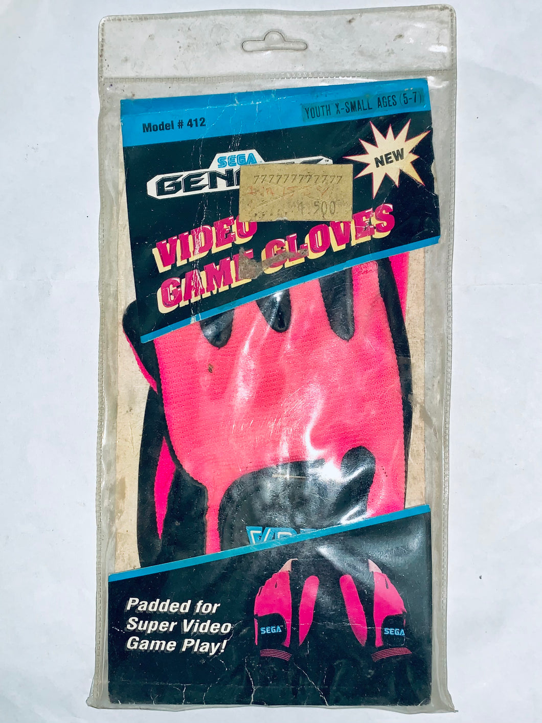 Sega Genesis Video Game Gloves - Vintage - Pink ver.