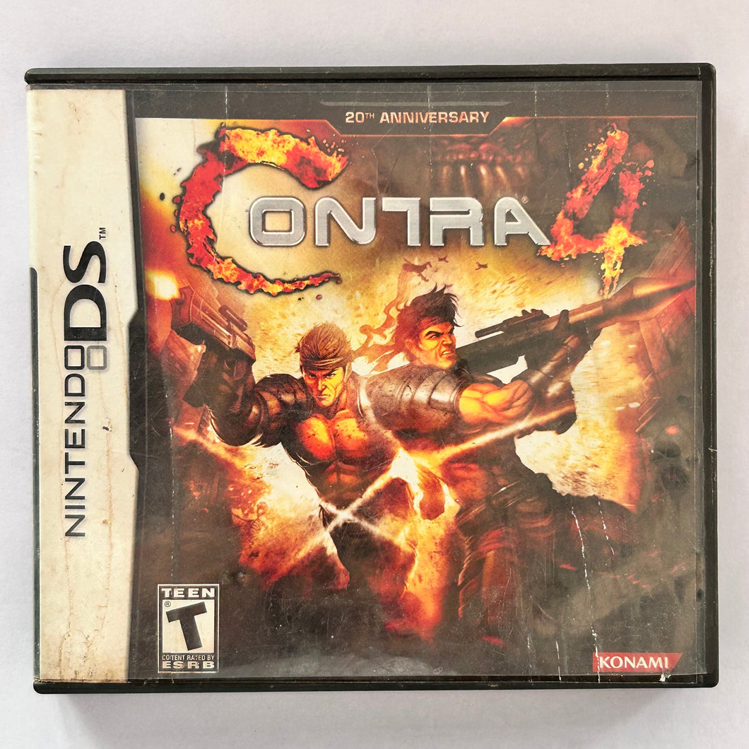 Contra 4 - Nintendo DS / DSLite DSi XL - NTSC - Box & Manual (NTR-YCTE-USA)