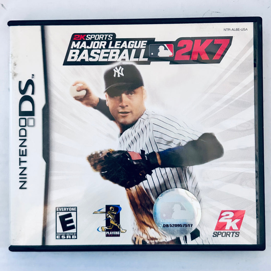 Major League Baseball 2K7 - Nintendo DS / DSLite DSi XL - NTSC - Box & Manual (NTR-AL6E-USA)