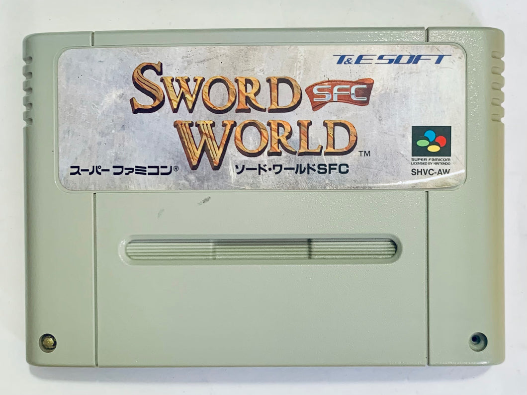 Sword World SFC - Super Famicom - SFC - Nintendo - Japan Ver. - NTSC-JP - Cart (SHVC-AW)