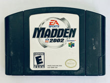 Load image into Gallery viewer, Madden NFL 2002 - Nintendo 64 - N64 - NTSC-US - Cart (NUS-N2ME-USA)
