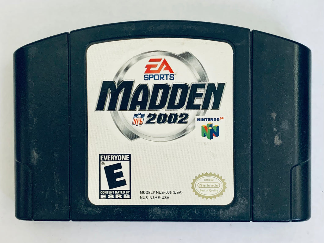 Madden NFL 2002 - Nintendo 64 - N64 - NTSC-US - Cart (NUS-N2ME-USA)