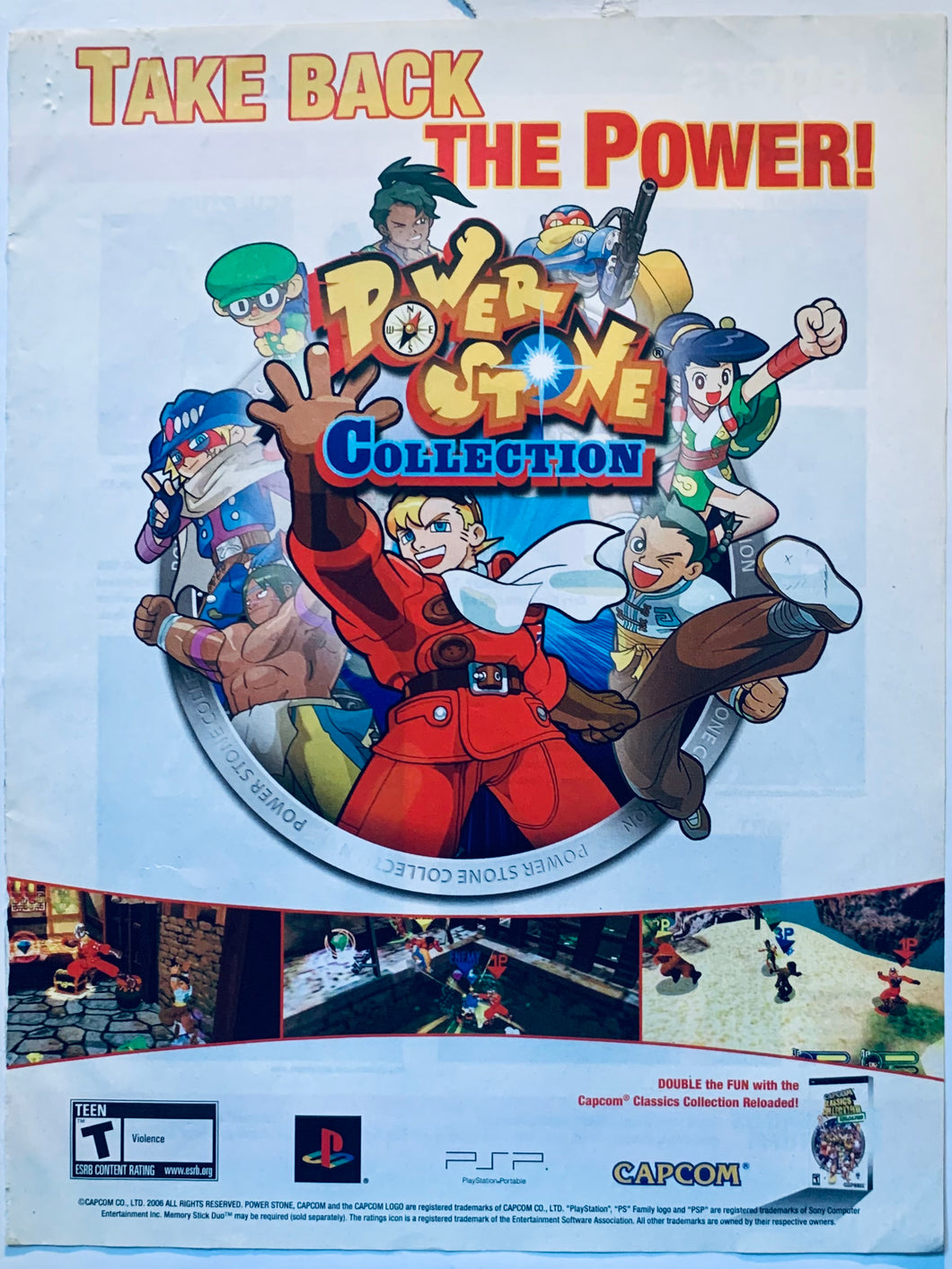 Power Stone Collection - PSP - Original Vintage Advertisement - Print Ads - Laminated A4 Poster