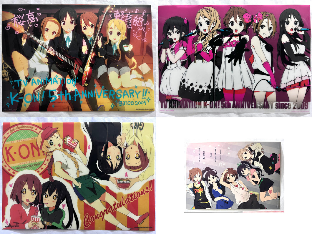 Ichiban Kuji K-ON! 5th Anniversary ♪ Clear Poster Set (F Prize)