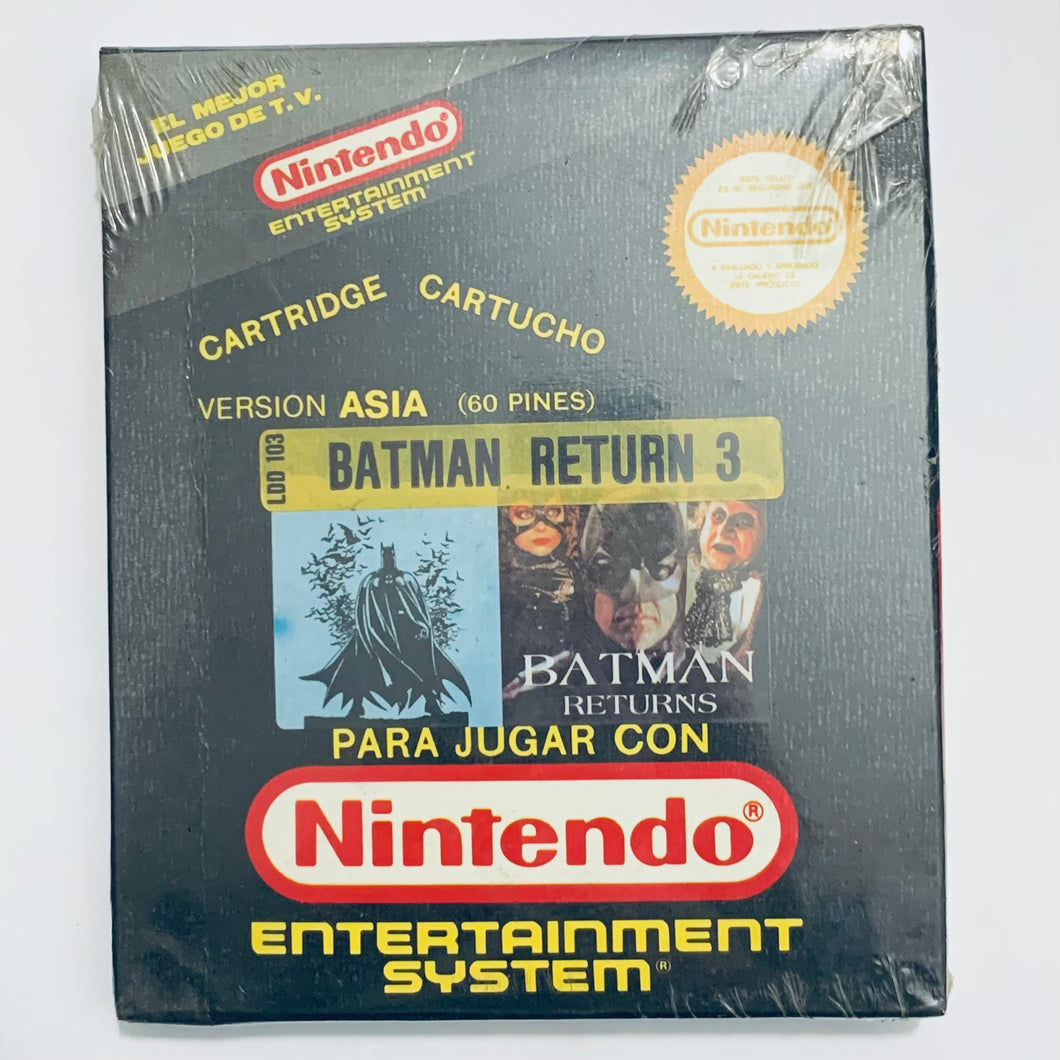 Batman Return 3 - Famiclone - FC / NES - Vintage - NOS (LDD-103)