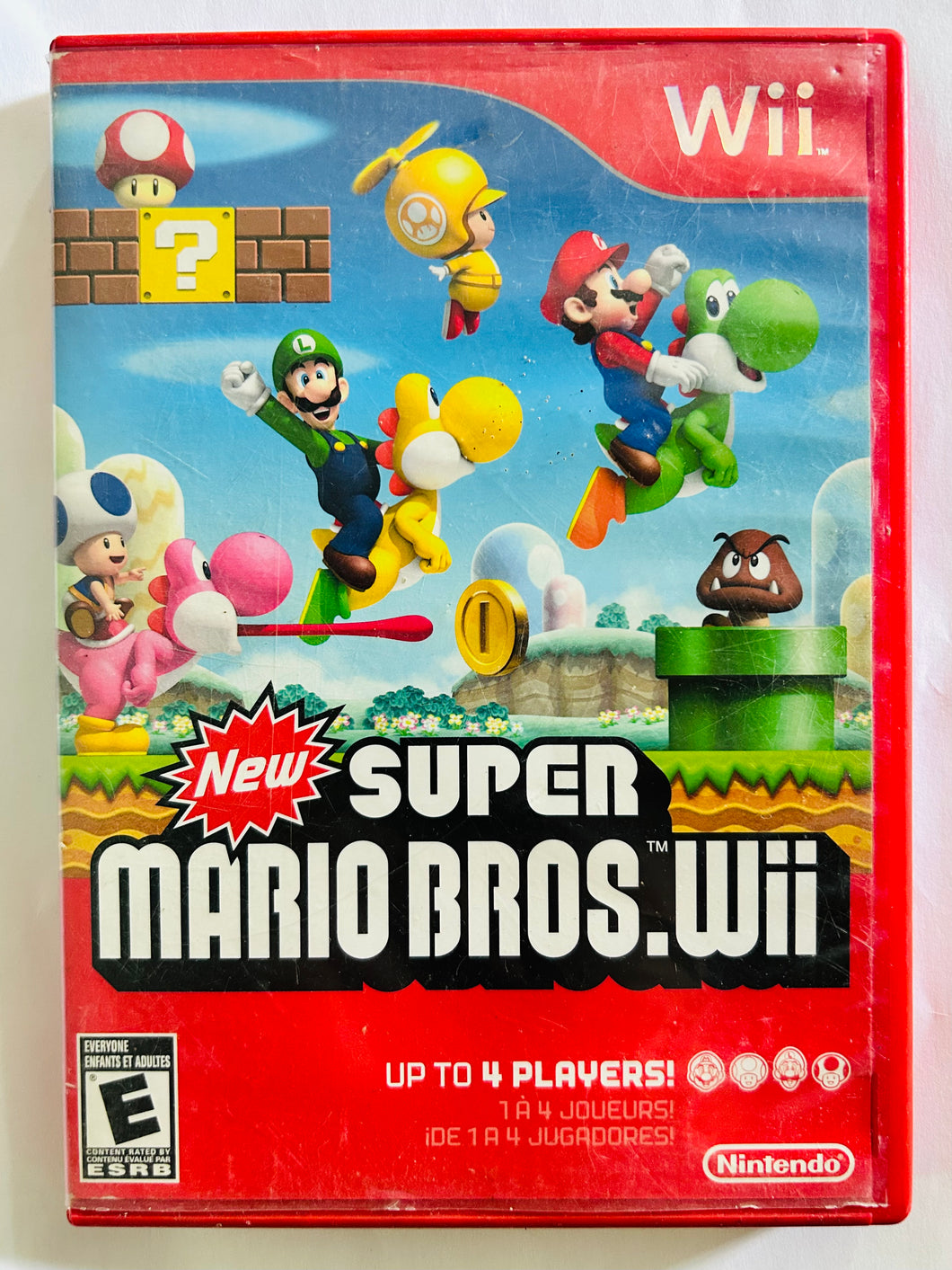 New Super Mario Bros. Wii - Nintendo Wii / WiiU - NTSC - CIB (RVL-SMNE-USA)