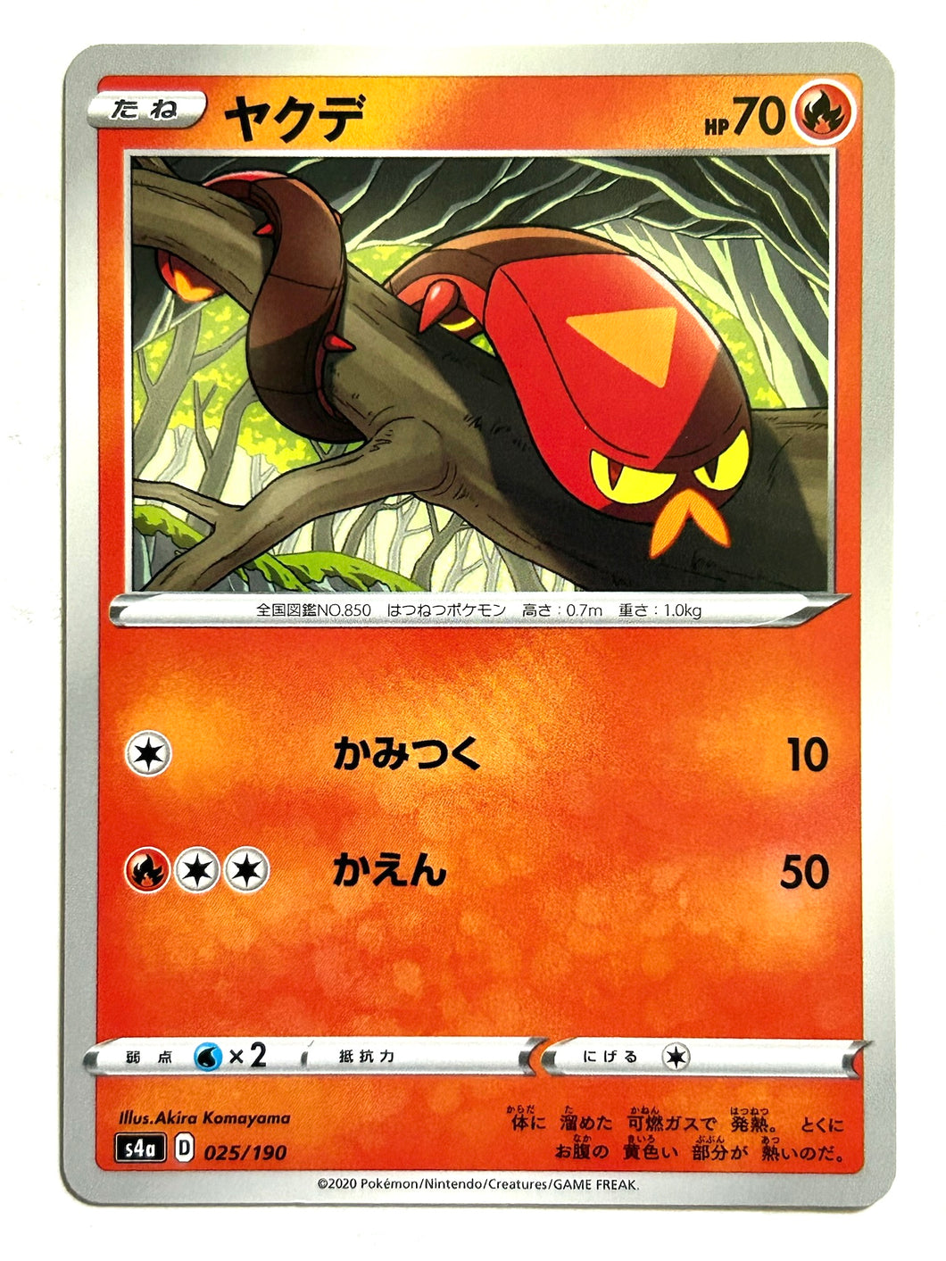Pokémon Sword & Shield HC Pack Shiny Star V - Sizzlipede - S4a 025/190