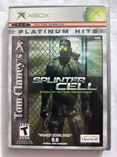 Load image into Gallery viewer, Tom Clancy&#39;s Splinter Cell (Platinum Hits) - Xbox Classic / 360 - NTSC - CIB (510130-CVR)
