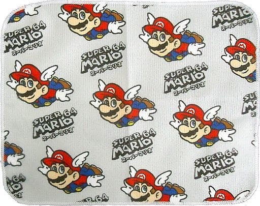 Super Mario 64 - Mario - Mini Towel - Ichiban Kuji SMB Always Mario! Collection 35th Special (G Prize)