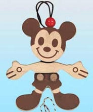 Cargar imagen en el visor de la galería, Disney Characters - Mickey Mouse - Wooden Mascot Strap
