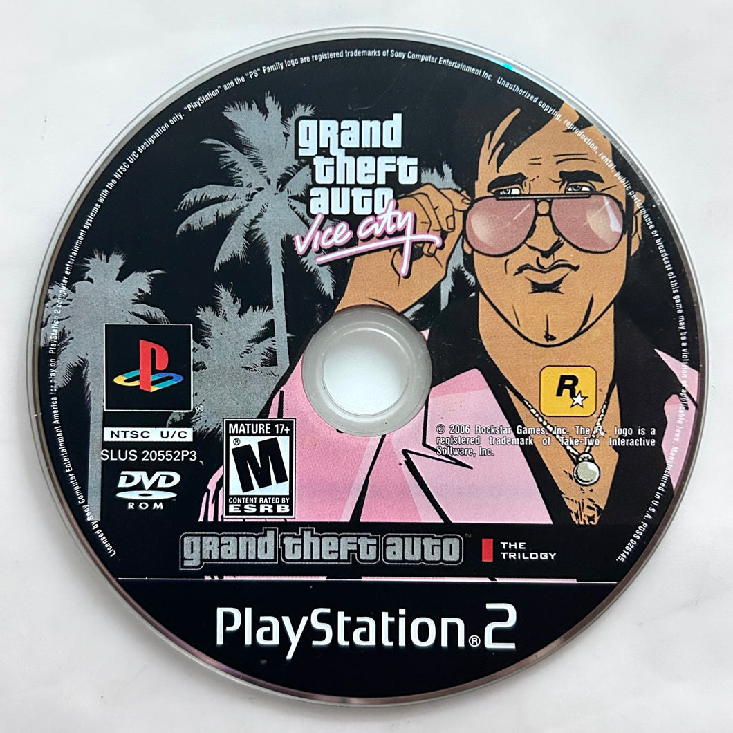 Grand Theft Auto: Vice City - PlayStation 2 - PS2 / PSTwo / PS3 - NTSC - Disc (SLUS-20552P3)