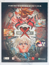 Cargar imagen en el visor de la galería, Guilty Gear X - PS2 - Original Vintage Advertisement - Print Ads - Laminated A4 Poster
