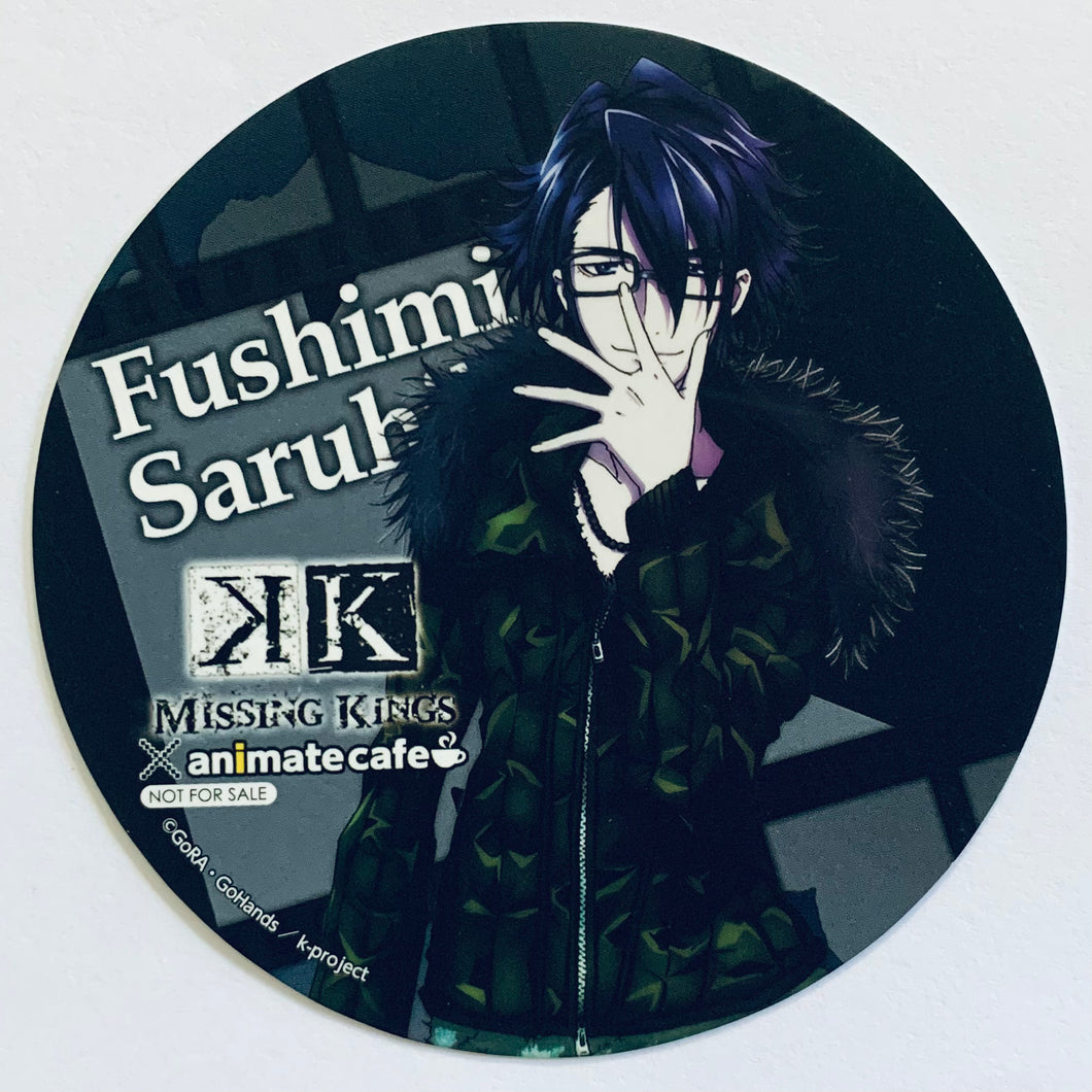 Gekijouban K: Missing Kings x animate cafe - Fushimi Saruhiko - Limited Coaster - Drink Bonus