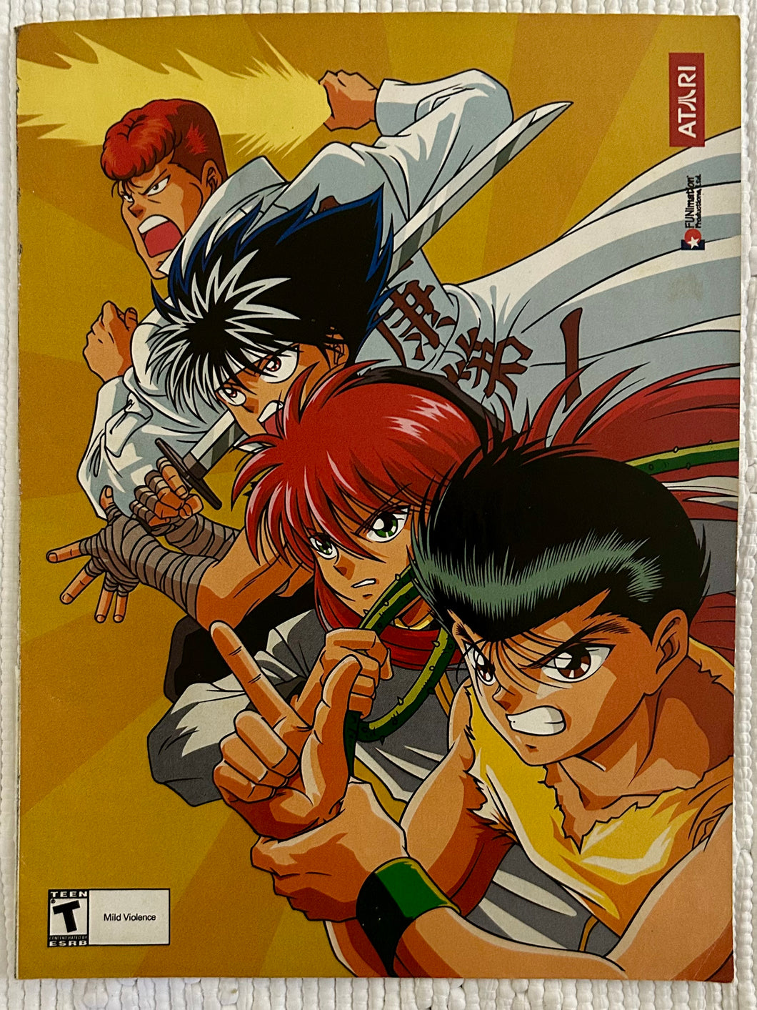 Yu Yu Hakusho: Dark Tournament - PS2 - Original Vintage Advertisement - Print Ads - Laminated A4 Poster