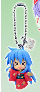 Lucky☆Star 2 - Izumi Konata - Deformed Chain Figure - Sega Lucky Kuji - Yukata Ver. (Prize E)