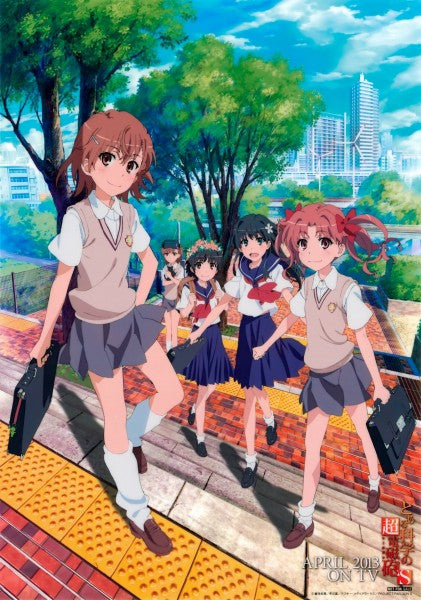 To Aru Kagaku no Railgun S - Promotional Clear Sheet & Post Card