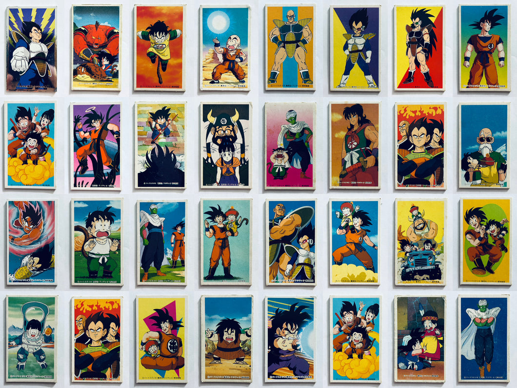 Dragon Ball / DBZ - Menko - Trading Card - Showa - Vintage - Set of 32