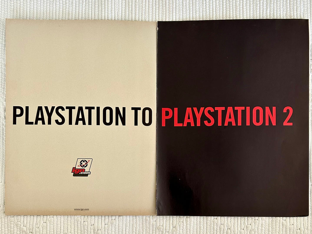 PlayStation 2 / PS2 - Original Vintage Advertisement - Print Ads - Laminated A3 Poster