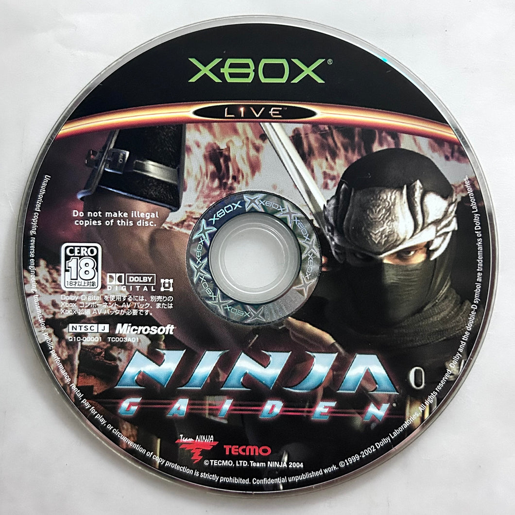 Ninja Gaiden - Xbox - NTSC-JP - Disc (Q10-00001)