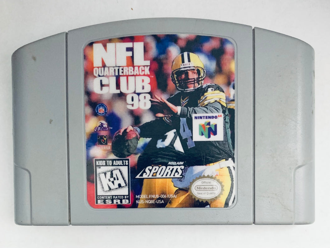 NFL Quarterback Club 98 - Nintendo 64 - N64 - NTSC-US - Cart (NUS-NQ8E-USA)