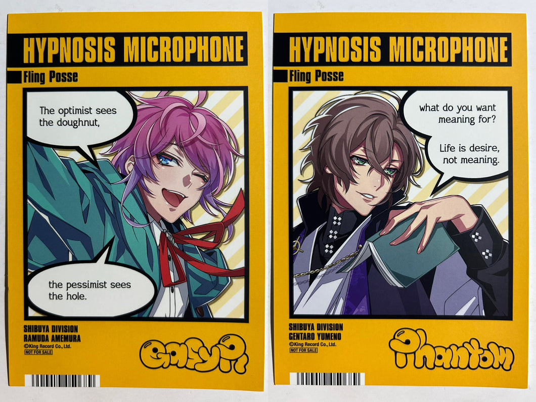 Hypnosis Mic -Division Rap Battle- Fling Posse - Illustration Card (Set of 2)