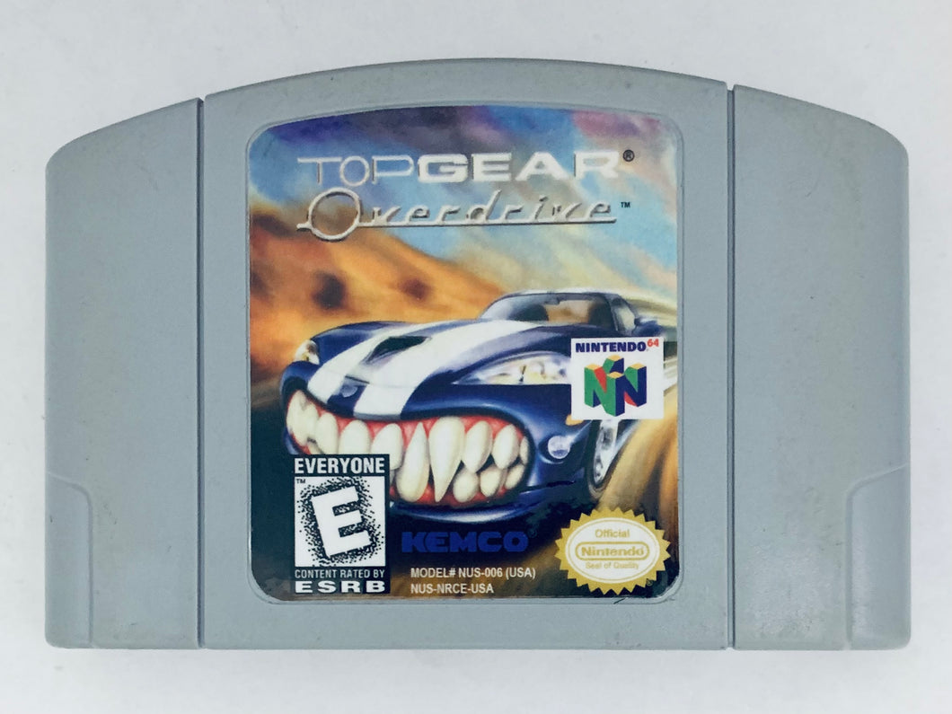 Top Gear Overdrive - Nintendo 64 - N64 - NTSC-US - Cart (NUS-NRCE-USA)