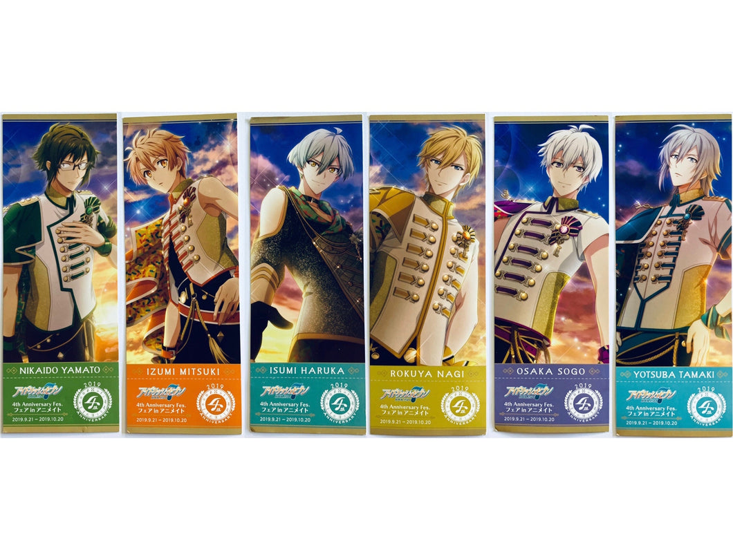 IDOLiSH7- Ticket Style Card Set - i7 ~4th Anniversary Fes. Fair in Animate~