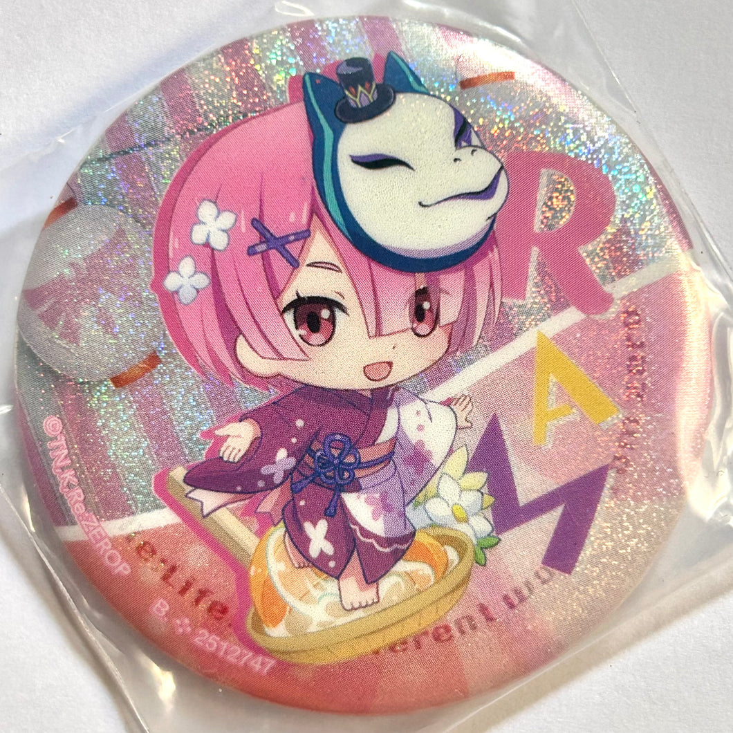 Re:ZERO -Starting Life in Another World- - Ram - Can Badge - Yukata ver. (C Prize)