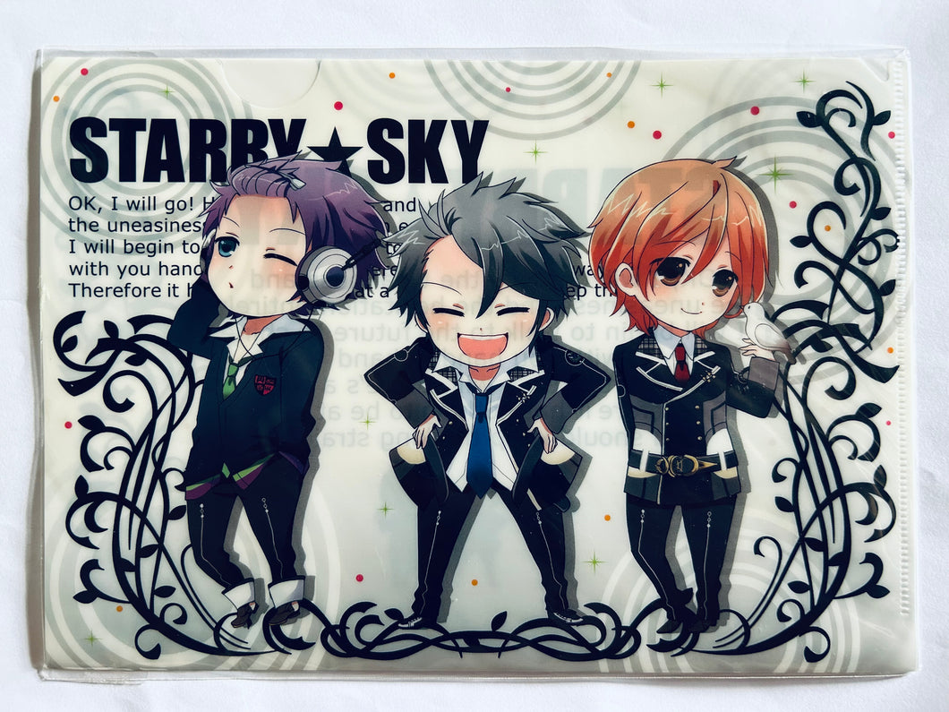 Starry☆Sky - Amaha Tsubasa, Aozora Hayato & Shiranui Kazuki - Mini Clear File (A)