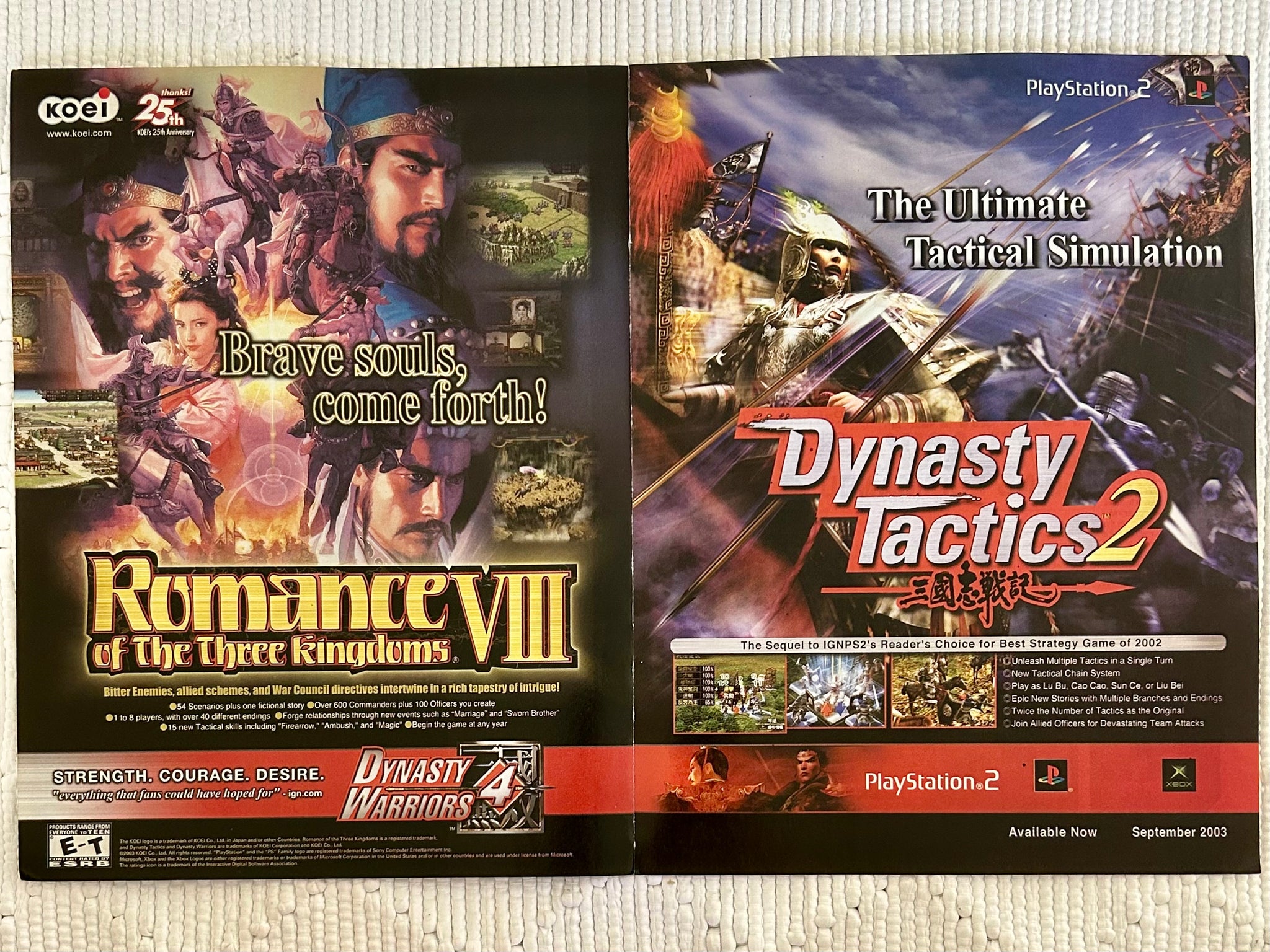 Dynasty Tactics Romance of the Three Kingdoms VIII PS2