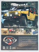 Cargar imagen en el visor de la galería, 4x4 EVO 2 - Xbox - Original Vintage Advertisement - Print Ads - Laminated A4 Poster
