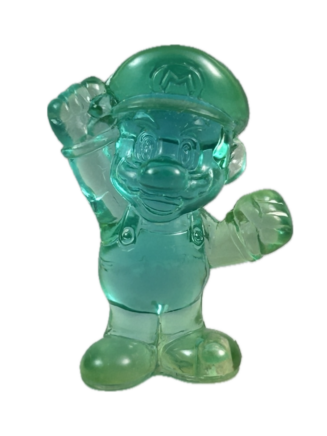 Super Mario Bros. - Mario - Clear Mini Figure - Blue ver.