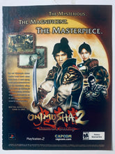 Cargar imagen en el visor de la galería, Onimusha 2: Samurai‘s Destiny - PS2 - Original Vintage Advertisement - Print Ads - Laminated A4 Poster
