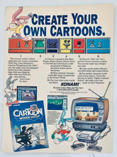 Cargar imagen en el visor de la galería, Cartoon Workshop - NES - Original Vintage Advertisement - Print Ads - Laminated A4 Poster

