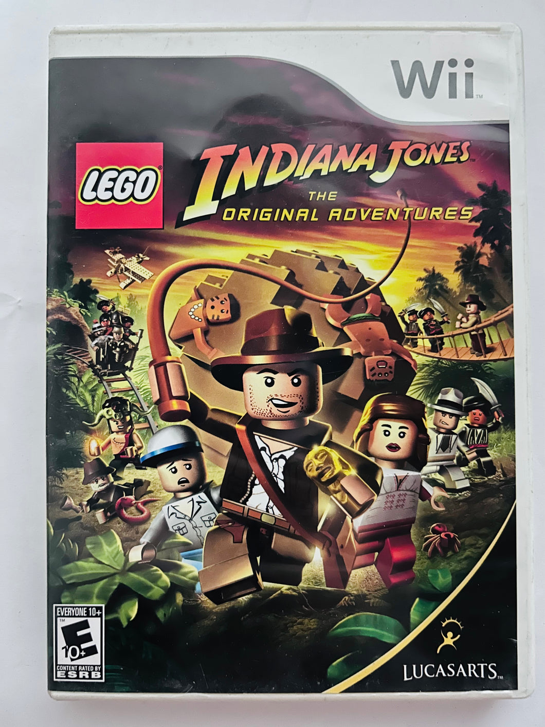 LEGO Indiana Jones: The Original Adventures - Nintendo Wii / Wii U - NTSC - Box (RVL-RLIE-USA)