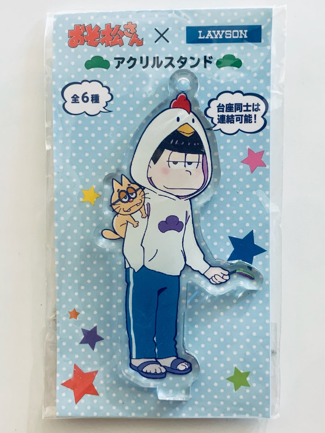 Osomatsu-san x Lawson - Matsuno Ichimatsu & ESP Nyanko - Acrylic Stand Mascot