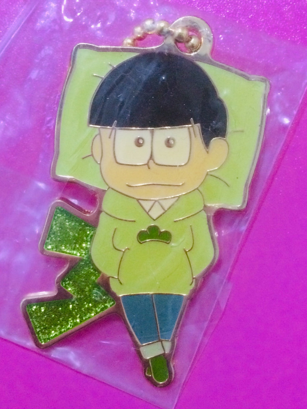 Osomatsu-san - Matsuno Choromatsu - Metal Rame Keychain O. Gorone Series