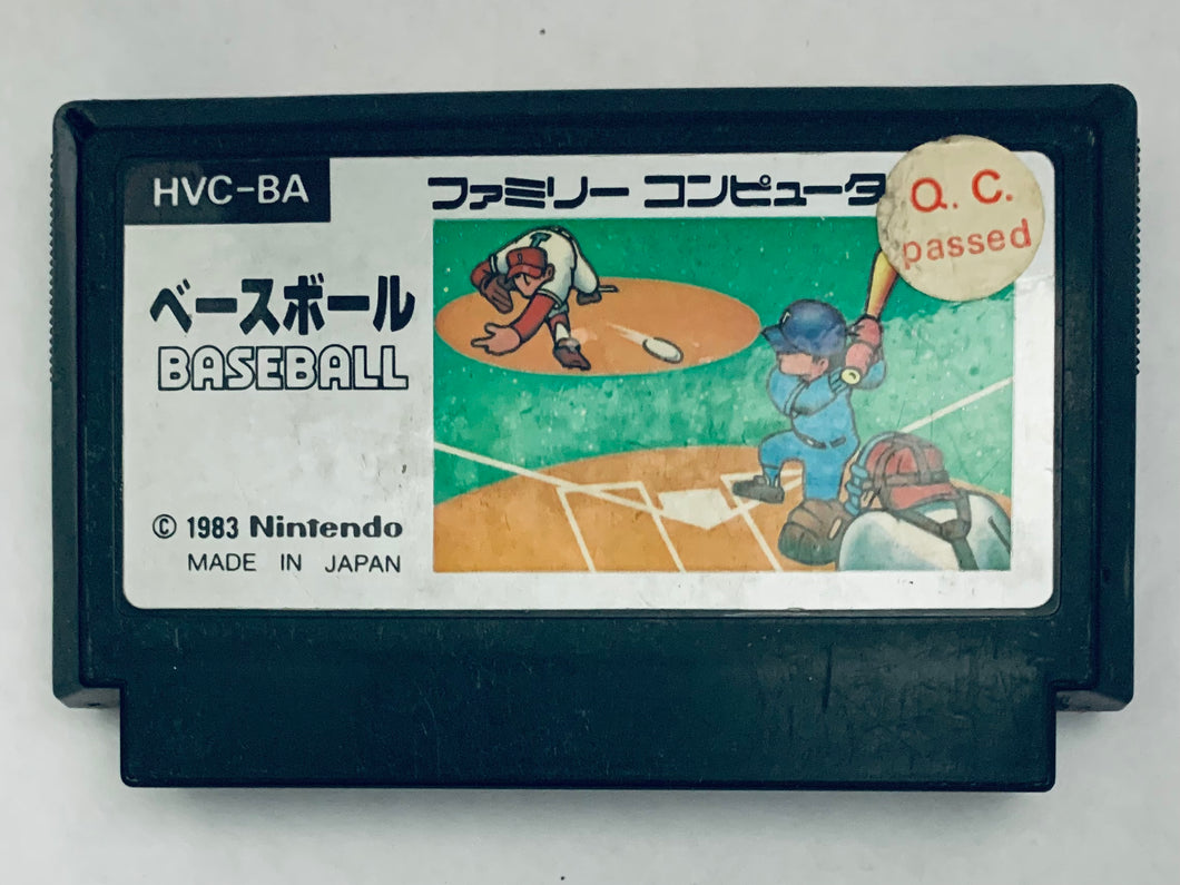 Baseball - Famicom - Family Computer FC - Nintendo - Japan Ver. - NTSC-JP - Black Cart (HVC-BA)