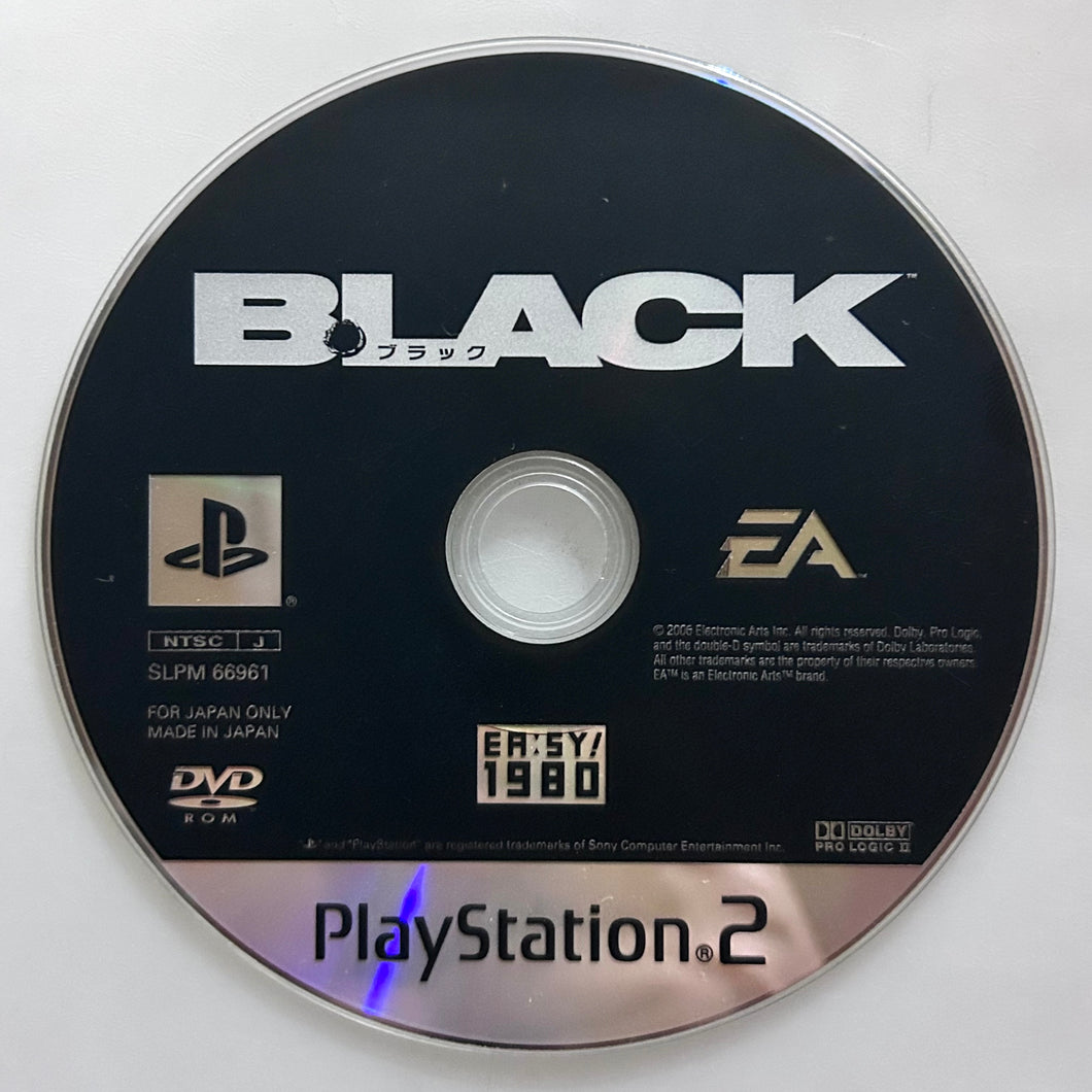 Black - PlayStation 2 - PS2 / PSTwo / PS3 - NTSC-JP - Disc (SLPM-66961)