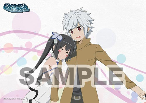 Dungeon ni Deai o Motomeru no wa Machigatteiru Darou ka / DanMachi - Bell Cranel & Hestia - A3 Clear Poster
