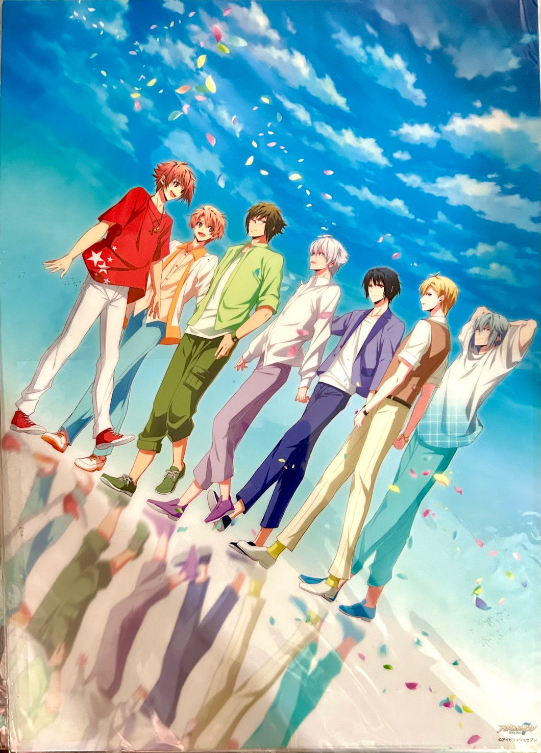 IDOLiSH7 - Izumi Iori, Izumi Mitsuki, Nanase Riku, Nikaidou Yamato, Ousaka Sougo, Rokuya Nagi & Yotsuba Tamaki - A3 Clear Poster (A)