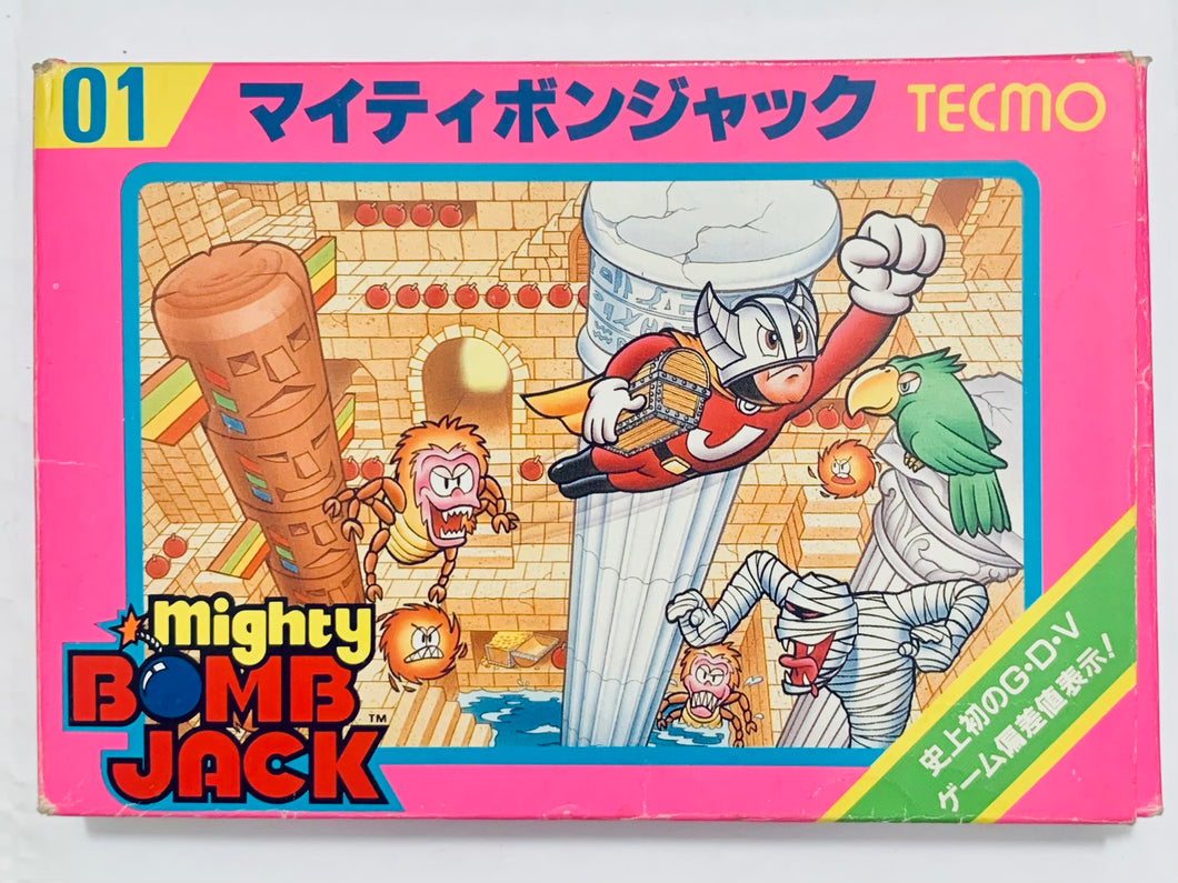 Mighty Bomb Jack - Famicom - Family Computer FC - Nintendo - Japan Ver. - NTSC-JP - CIB (TCF-MB)